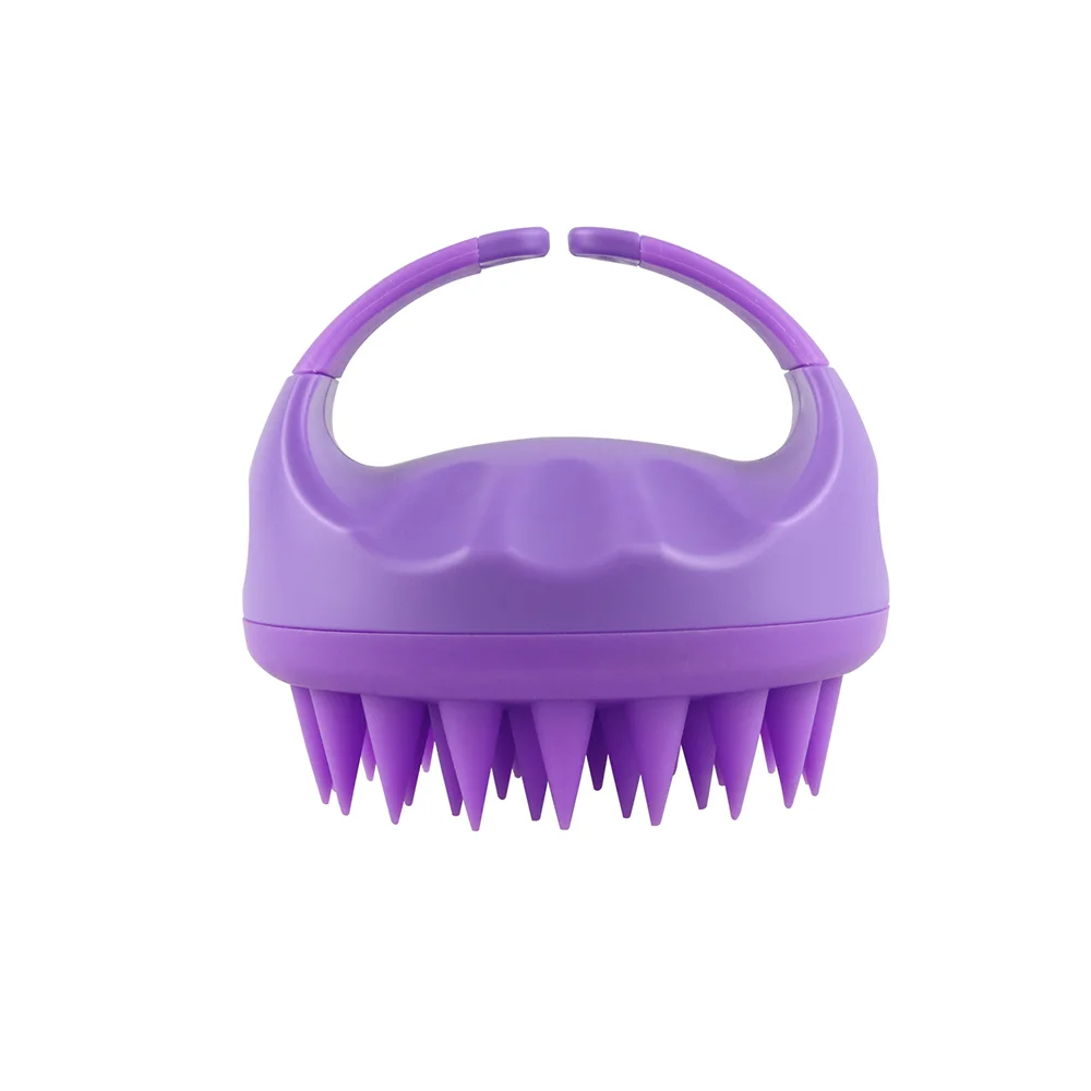 Shampoo Head Scalp Massage Brush Silicone Soft Skin Friendly Hair Washing Massager Comb SPA Massage Brush Beauty Salon Hair Tool