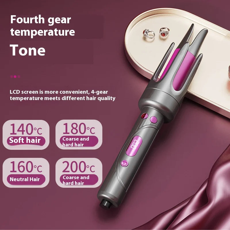 2 in 1 Automatic Curler 32Mm Automatic Rotating Ceramic Curler Professional Curling Wand Curler
