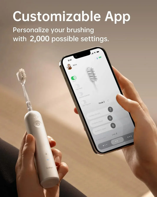 Laifen Wave Electric Toothbrush LFTB01-P ABS LFTB01-A Oscillation & Vibration Sonic Electric Toothbrush for Adults Eléctrico