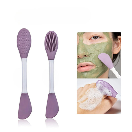 2 In1 Scrub Blackhead Silicone Facial Cleansing & Mask Brush Deep Cleaning Tools Exfoliator Scrub Pore Facial Skin Care