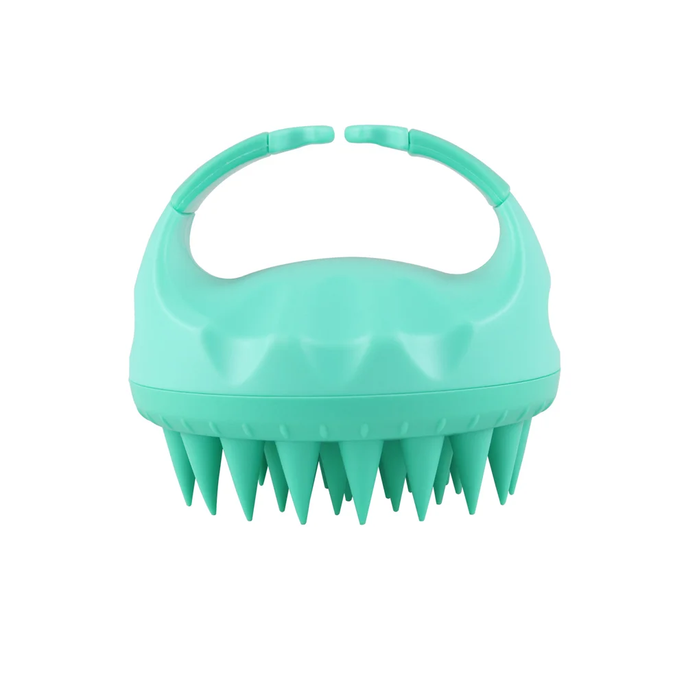Shampoo Head Scalp Massage Brush Silicone Soft Skin Friendly Hair Washing Massager Comb SPA Massage Brush Beauty Salon Hair Tool