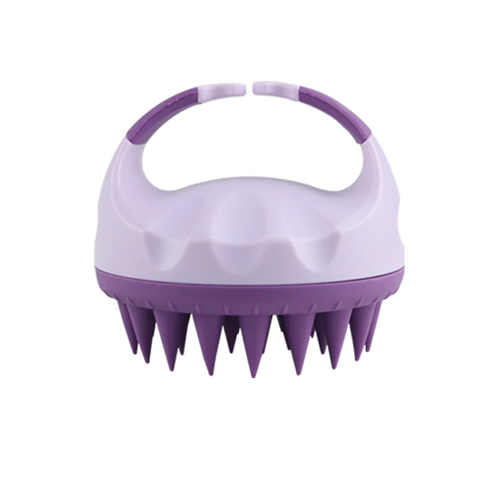 Shampoo Head Scalp Massage Brush Silicone Soft Skin Friendly Hair Washing Massager Comb SPA Massage Brush Beauty Salon Hair Tool