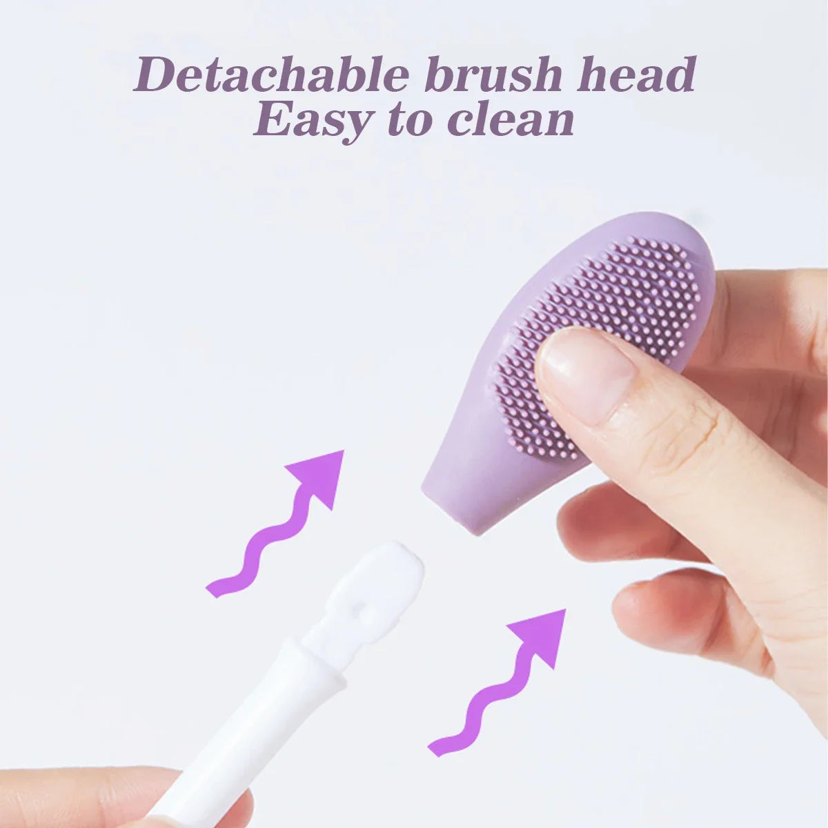 2 In1 Scrub Blackhead Silicone Facial Cleansing & Mask Brush Deep Cleaning Tools Exfoliator Scrub Pore Facial Skin Care
